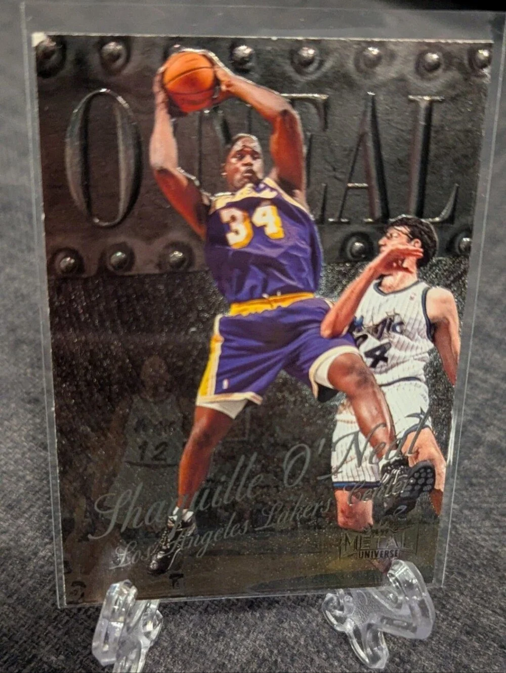 Shaquille O'Neal Insert Lot Metal Universe Total Metal Bowman's Best Retro Laker